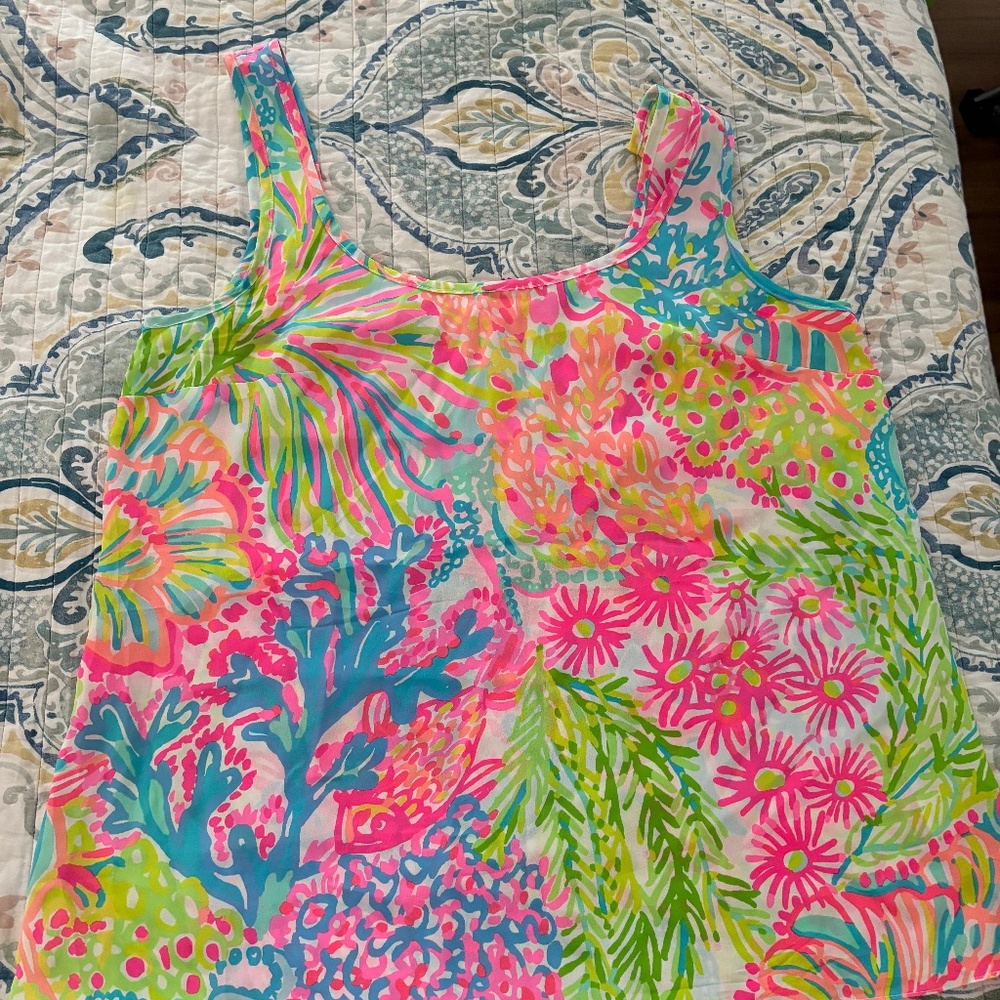 Lily Pulitzer silk tank top